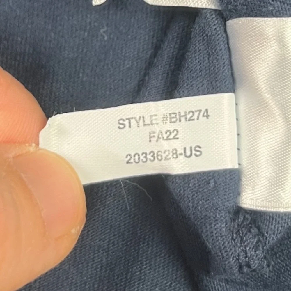 J.Crew Oarsmen Mens Medium Crew Neck Short Sleeve T‎ Shirt Navy Made USA Cotton
